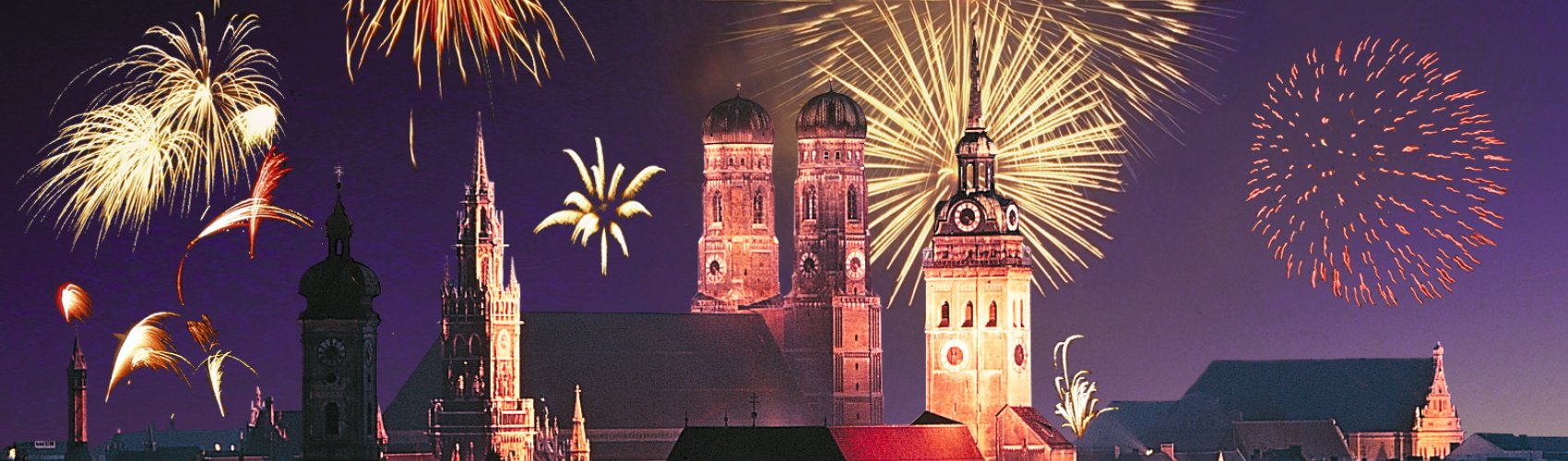 Feuerwerk über München