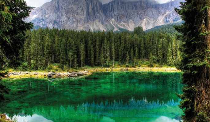 Karersee in den Dolomiten © pixabay.com/kordi_vahle