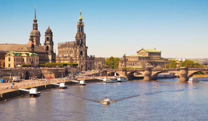 Stadtsilhouette Dresden © Sabine Klein-fotolia.com