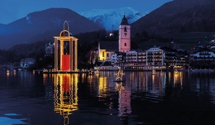 Friedenslicht Laterne Wolfgangsee © WTG/kunstbahr