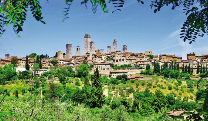 Blick auf San Gimignano © Freesurf-fotolia.com