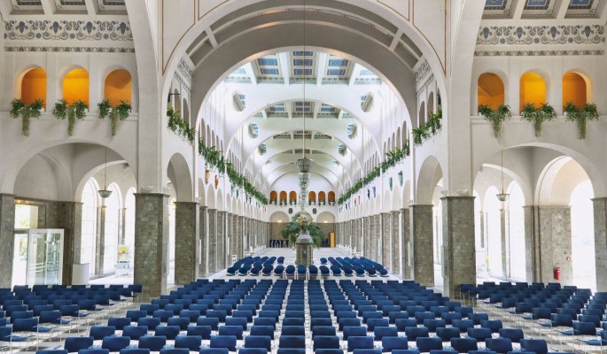 Wandelhalle © Bayer. Staatsbad Bad Kissingen GmbH