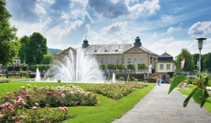 Rosengarten und Regentenbau © Bayerisches Staatsbad Bad Kissingen GmbH