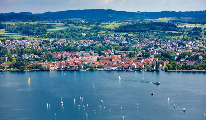 Blick auf Überlingen am Bodensee © Harald Tedesco - stock.adobe.com