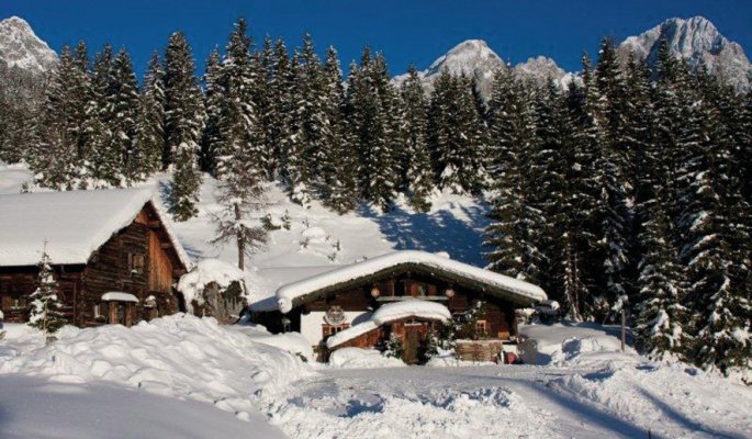 Winter auf der Unterhofalm